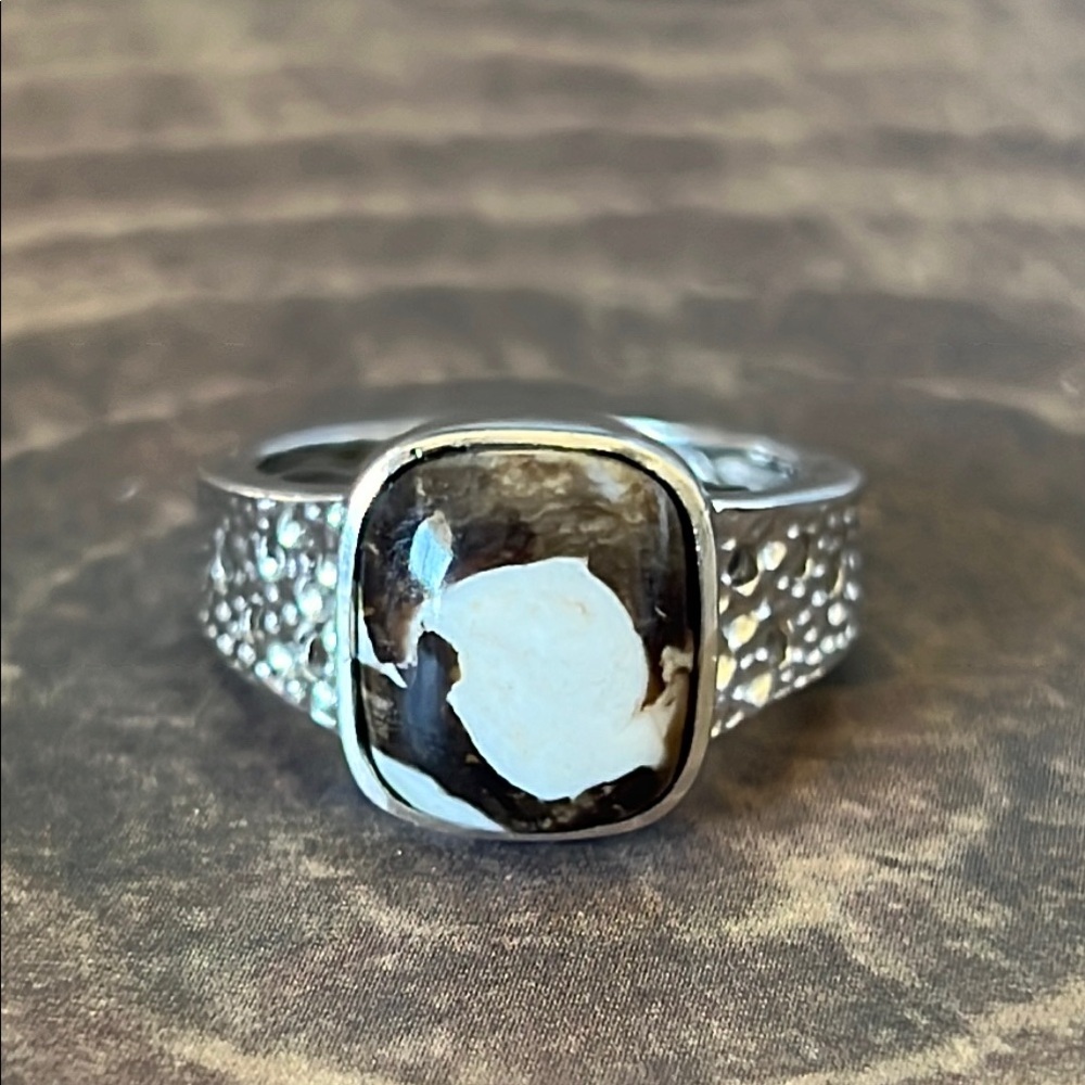 Peanut Wood Jasper Stone Ring